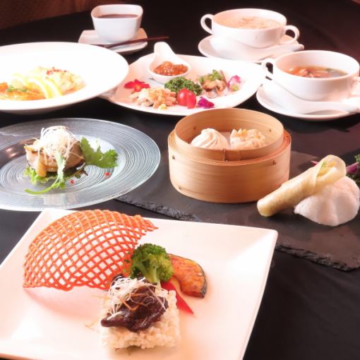 【期間限定】鮑の蒸し物やズワイ蟹あんかけ炒飯等、贅沢コース☆8品10000円(税込)【飲み放題付】