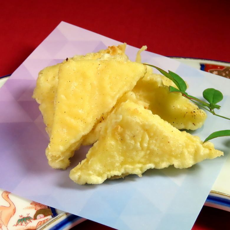 Thick cheese tempura