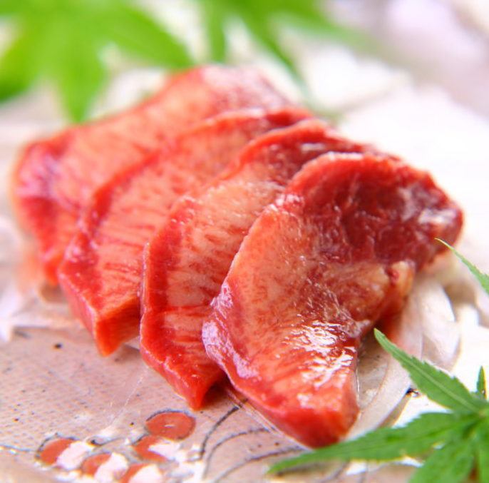 horse tongue sashimi