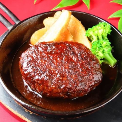 鉄板!生つくねハンバーグ