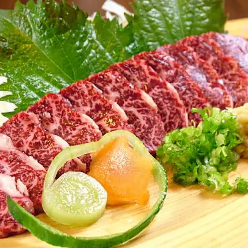 熊本郷土料理『馬刺し』