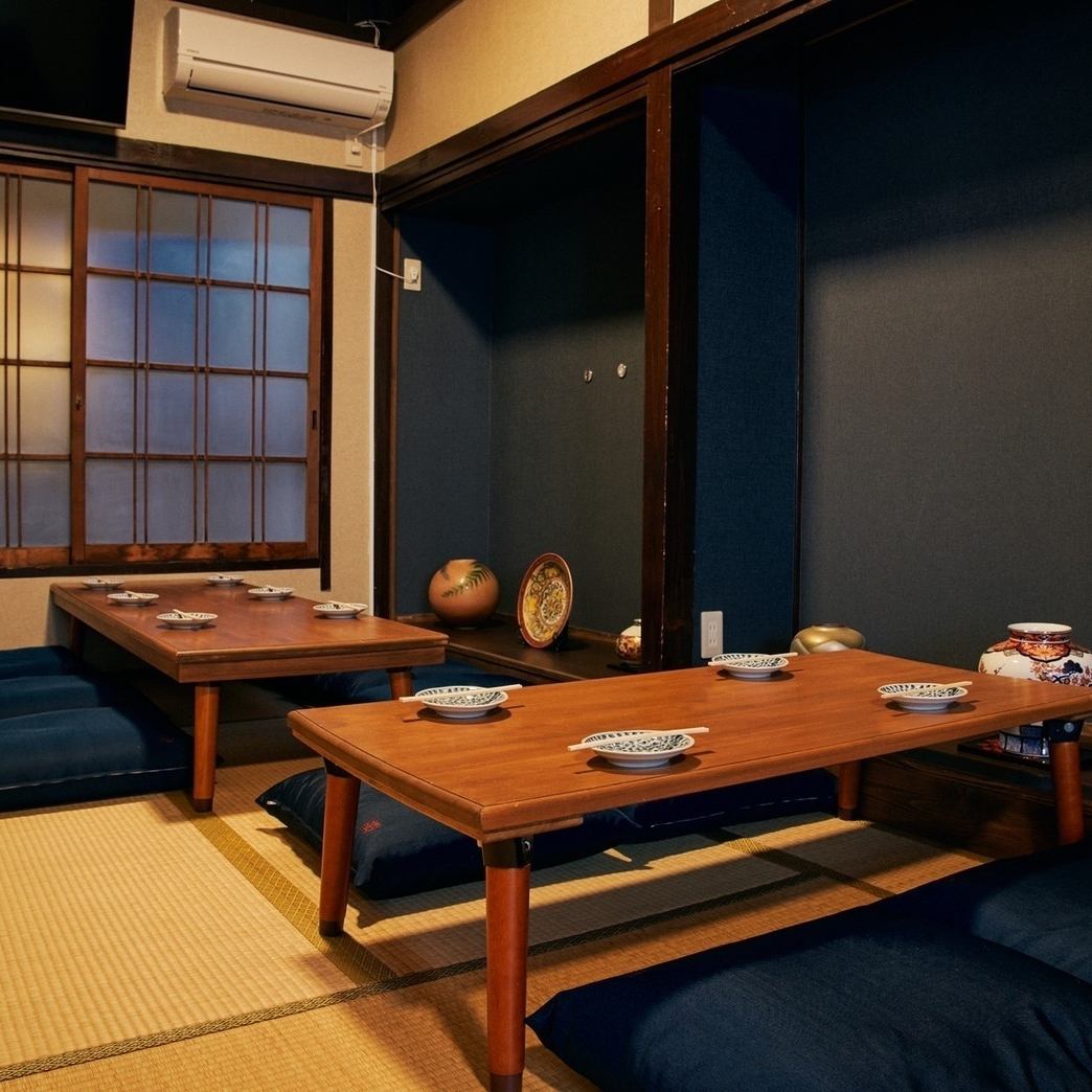 You can use the private room on the 2nd floor with a tatami room.