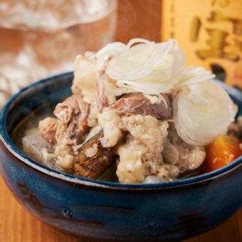 Stewed beef tendon with salt