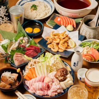 [2 hours all-you-can-drink included] Winter banquet course with a choice of hotpots! 7 dishes for 4,500 yen ■ Same-day reservations accepted ■