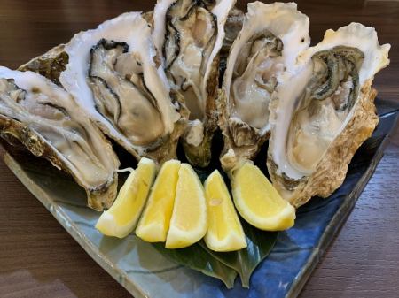 1 carefully selected grilled oyster