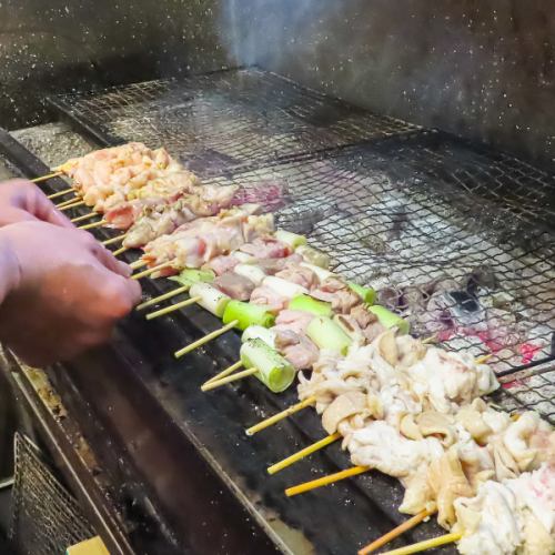 極上の炭火焼き鳥を堪能◎