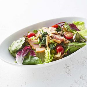 Butter-sautéed mushroom and bacon salad (regular)