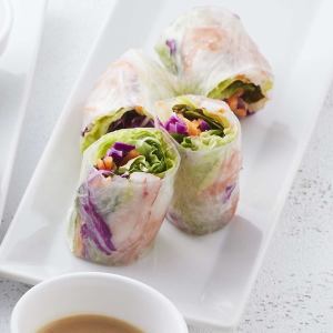 Shrimp spring rolls