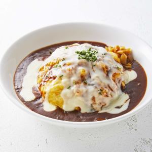 [Ketchup rice] Chomolungma omelette rice