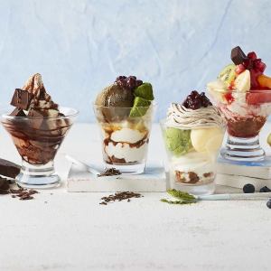 Various mini parfaits