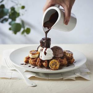Crockle Chocolate Banana Brulee