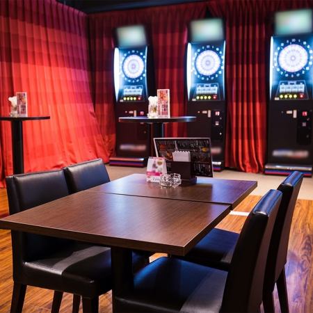 There is no need to charge a table! You can order a drink and enjoy darts.