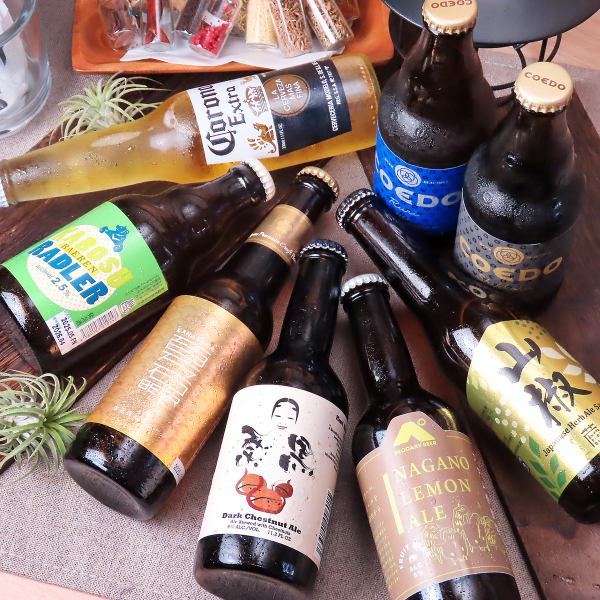 【クラフトビール】スパイス料理にピッタリなクラフトビールを各種ご用意しております♪
