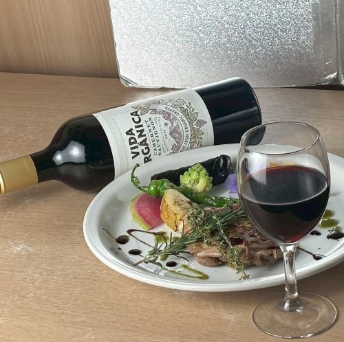 季節のオーガニック野菜を中心とした料理の数々