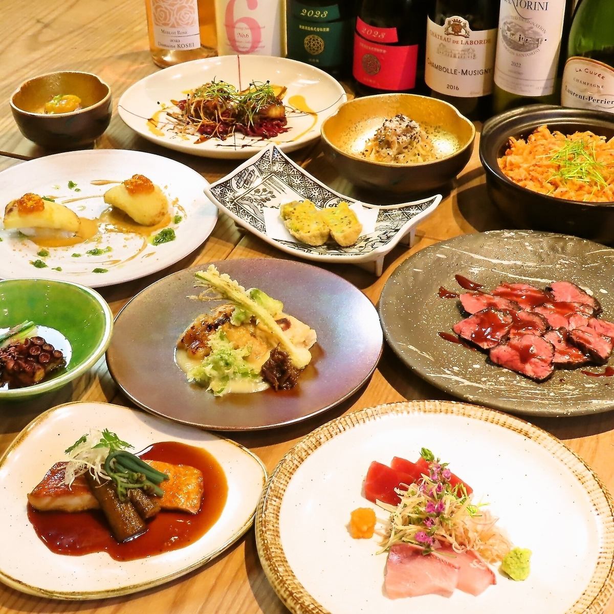 [2H all-you-can-drink included] Course where you can enjoy seasonal ingredients! 5,980 yen (tax included)