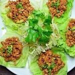 ミアンガイ(鶏のレタス包みサラダ)