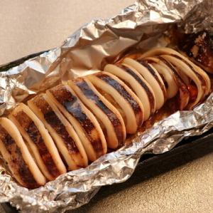 真いかの生姜醤油焼き