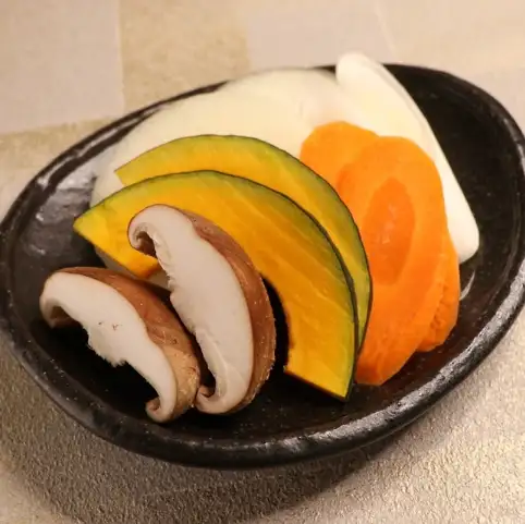 四种烤蔬菜拼盘