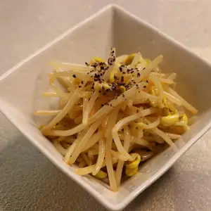 大粒豆のもやしナムル