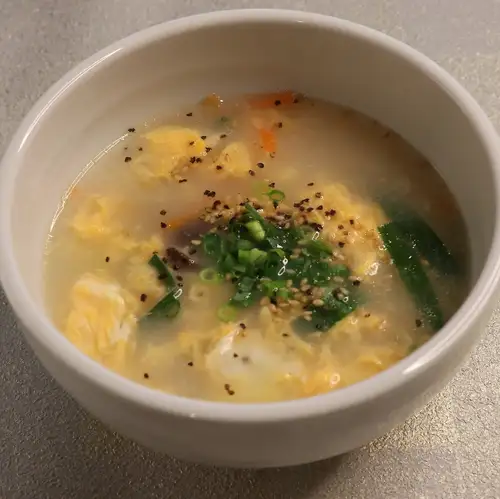 蓬松绵软的蛋汤