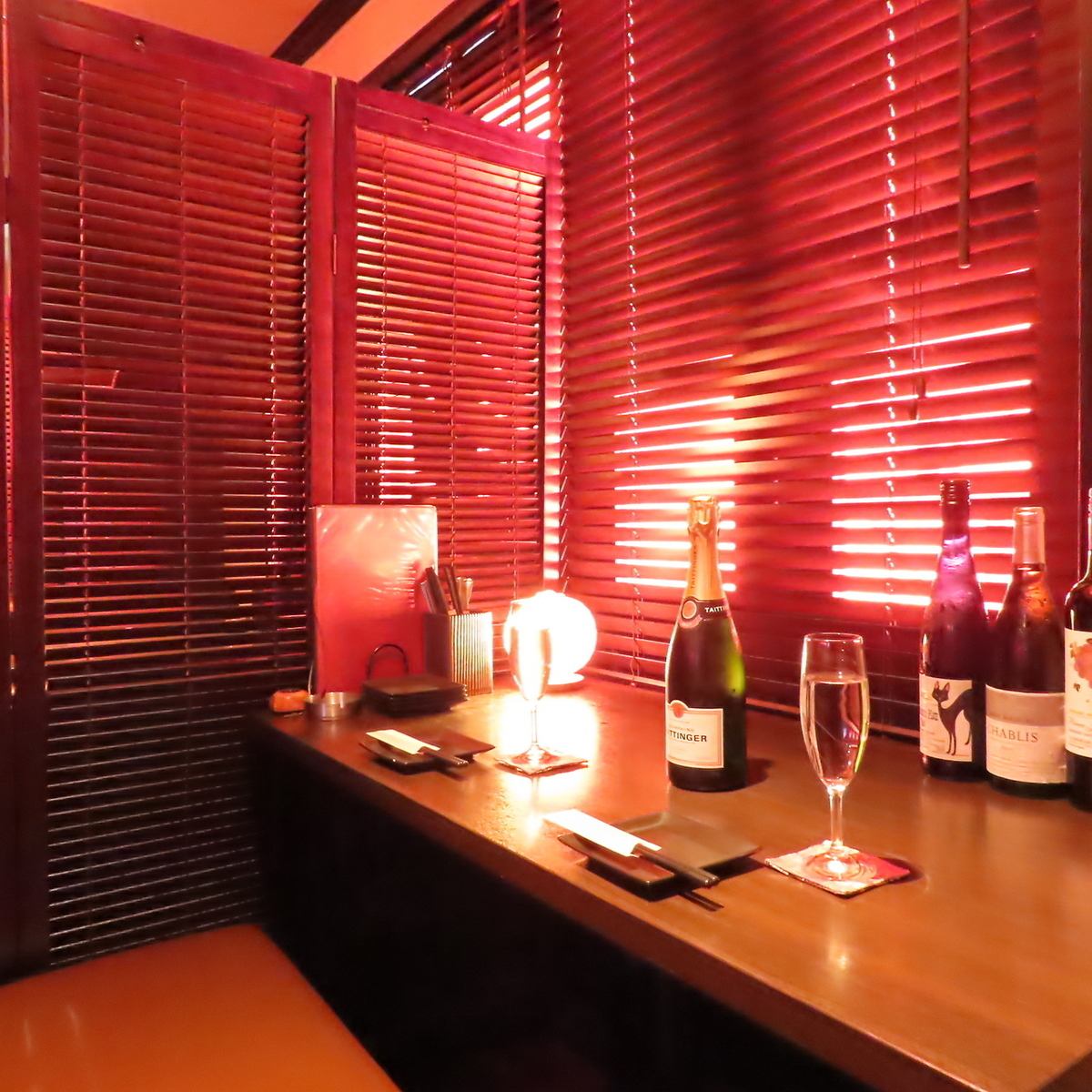 A private room for two is perfect for an adult date...Please make your reservation early as it is popular.