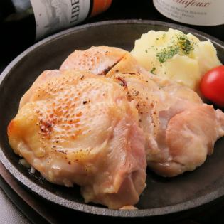 Oven-baked young chicken with salted rice malt