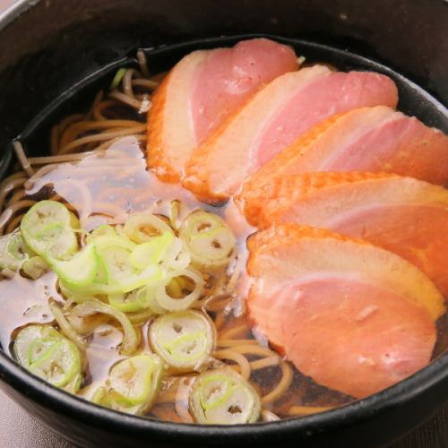 Nanban soba noodles of hot duck