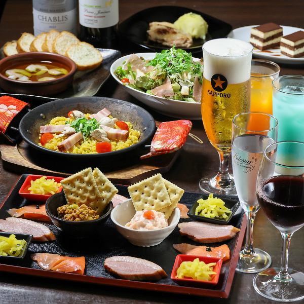 各種宴会などでもご利用して頂ける料理と飲み放題の付いたコースを3980円～ご用意しております。