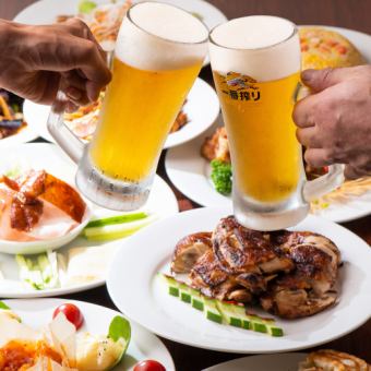 【食べ放題+飲み放題】2Hオーダー制 男性3800円(税込)/女性3500円(税込)/小学生以下1650円(税込)