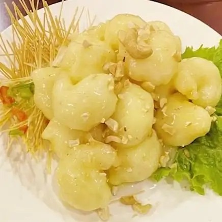 【ぷりっとろっのハーモニーがたまらない】当店の大人気メニュー★エビのマヨネーズ和え