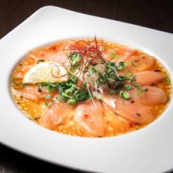 Domestic chicken carpaccio