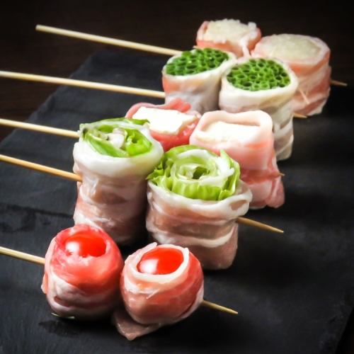 [Fukuoka Specialty] Vegetable Roll Skewer