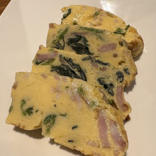 培根时令蔬菜乳蛋饼