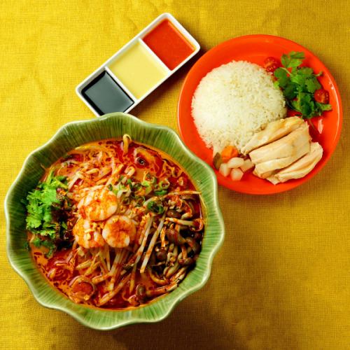 톰 야무 라면과 미니 해남 닭밥 (하이난지 팬) 세트