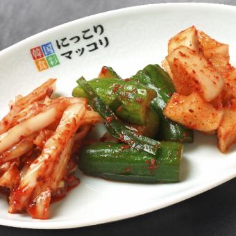 キムチ盛り合わせ