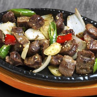 砂肝野菜炒め