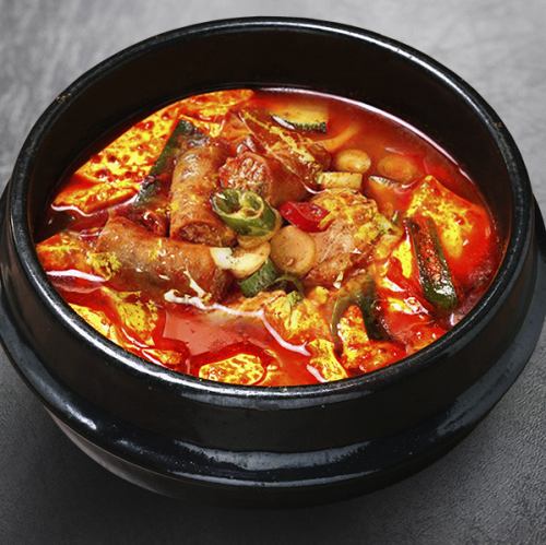 モツ純豆腐チゲ
