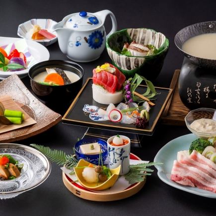 ◆Reservations required◆ {Enjoy Kaiseki (lunch/dinner) in a private room} Seasonal Banquet Course (December 1st - February 28th)