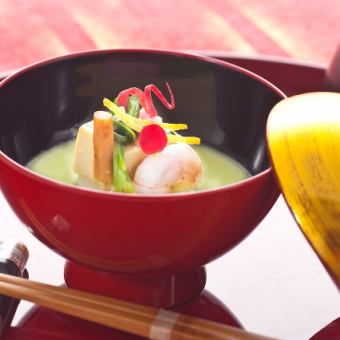 ◆完全予約制◆ 《個室、半個室で楽しめる会席(昼/夕)》 お祝い会席「桐」