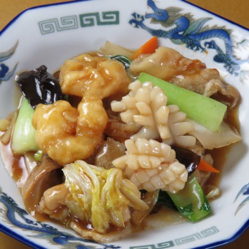 台湾料理といえば五目あんかけ