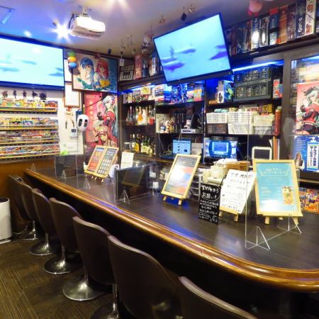 Counter seats are recommended for a quick drink after work ♪ Of course, you are welcome to visit our store alone!!