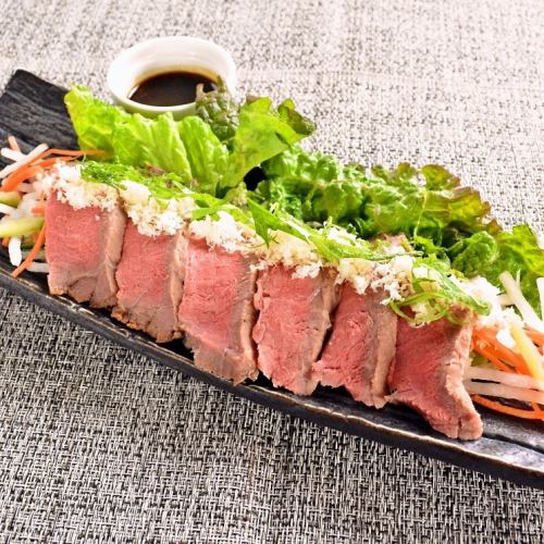 Roast beef ~ topped with mountain wasabi ~