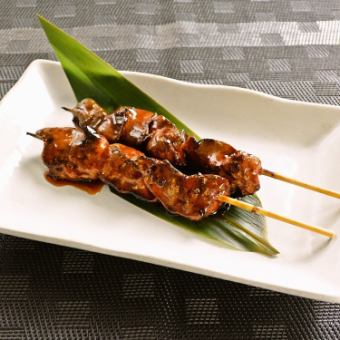 1 white liver skewer