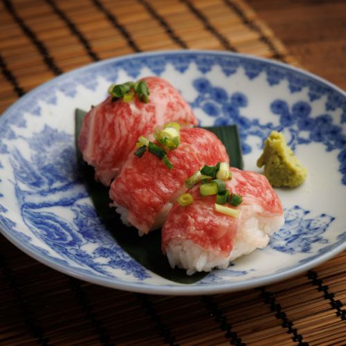 炙り和牛肉寿司