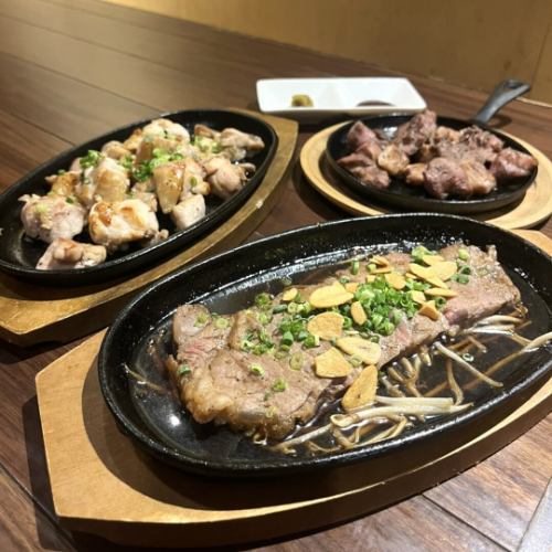 일품의 철판 스테이크도 추천♪