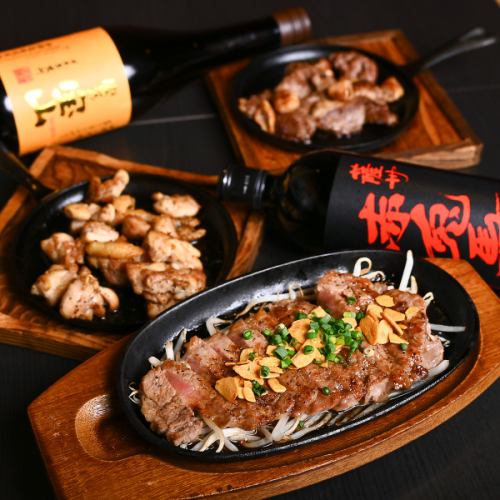 絶品の鉄板ステーキもおすすめ♪