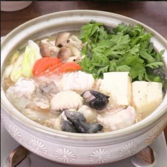 【喜びの里の醍醐味を堪能!アンコウ鍋コース】2時間飲み放題付き 全8品 6500円→6000円(税込)