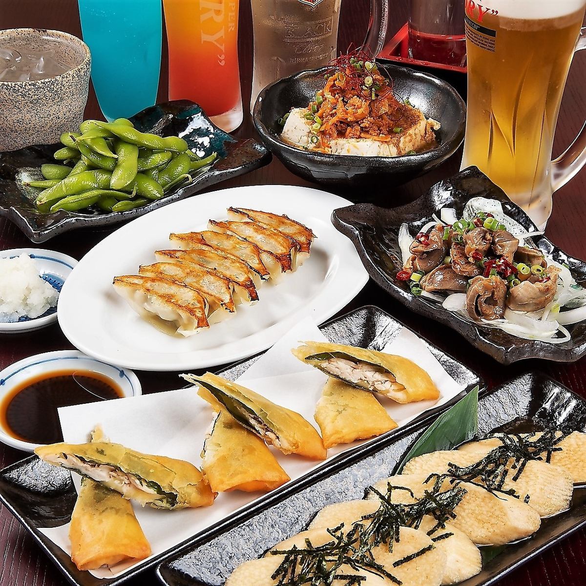 Perfect for a drinking party! Draft beer OK! Full-boiled hot pot plan with 2 hours of all-you-can-drink