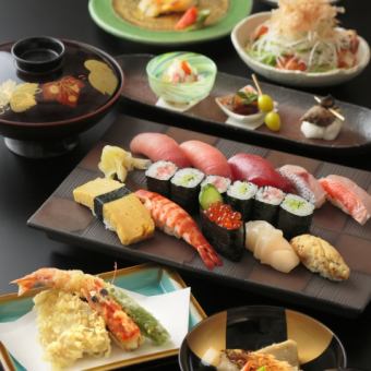 接待に人気！忘年会にも！【上寿司付き】7700円(税込)コース【＋2200円(税込)で2H飲み放題可♪】