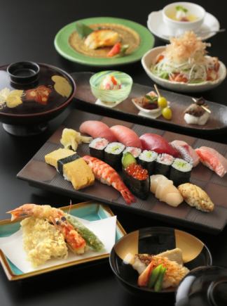 接待に人気!忘年会にも!【上寿司付き】7700円(税込)コース【+2200円(税込)で2H飲み放題可♪】